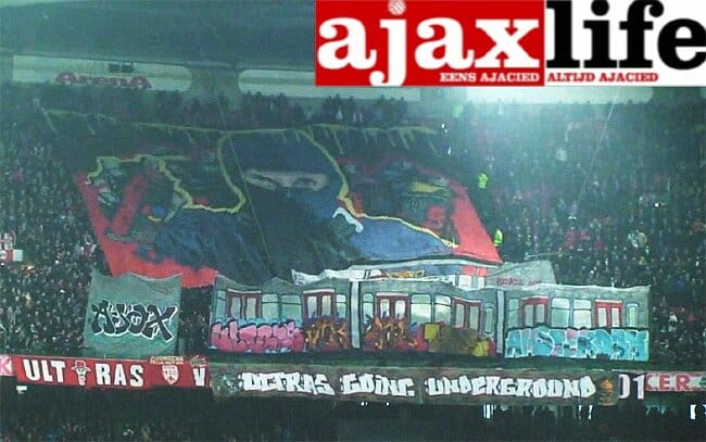 Граффити и футбол: AJAX End2End на стадионе