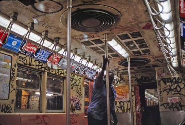 Подборка фотографий поездов Нью-Йорка из 70-х