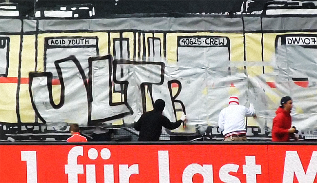 Граффити и футбол: ULTRAS Фортуна Дюсельдорф
