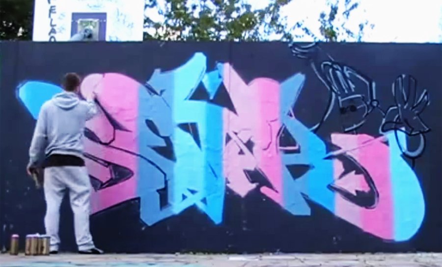 Graffiti en 1 minuto — SOFLES & SETIK