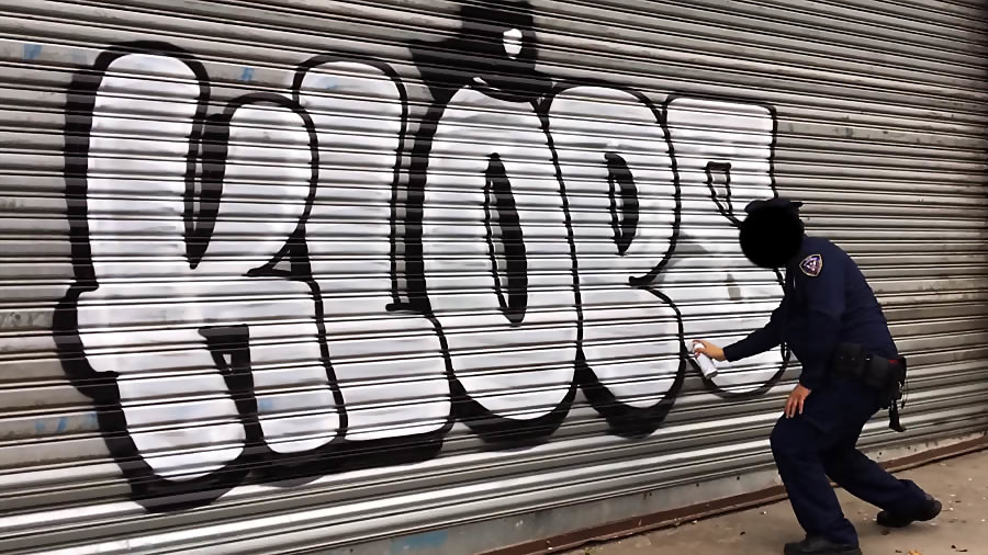 KLOPS рисует на улицах Нью-Йорка