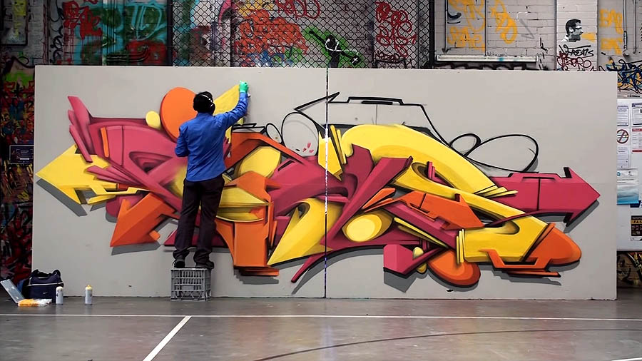 Freestyle Graffiti Piece – Pensil