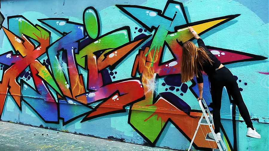 Graffiti Session: LADY K & ZOIA